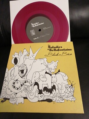 MALADIES OF BELLA FONTAINE - BLACK BIRO 7'' NEW UNPLAYED 