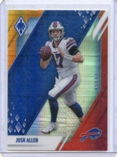 2021 PHOENIX #11 JOSH ALLEN "FIRE BURST HYPER PRIZM" BUFFALO BILLS 012023