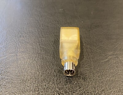 PS/2 Port to USB Mouse Adapter Genuine Clear Logitech PN: 501215-0004
