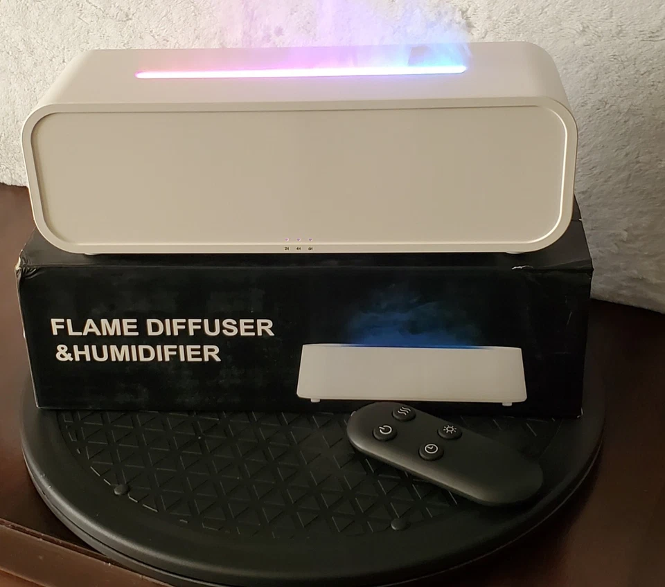 Difusor de aroma Humidificador de aceite esencial Aromaterapia Purificador de aire ultrasónico Foto 3 de 4