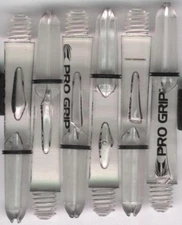 1.5in. 2ba Clear TARGET Pro Grip Dart Shafts & Springs: 1 set of 3