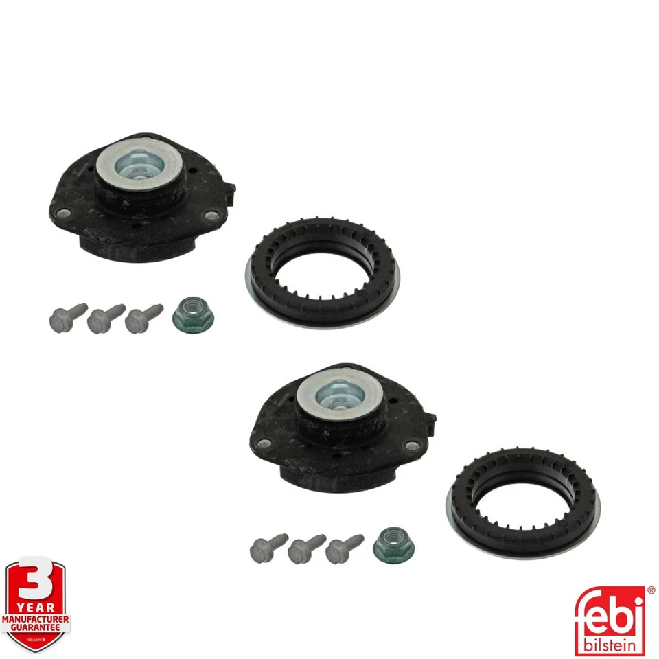 MONTAJE SUPERIOR Y COJINETES x 2 DELANTERO FEBI 37897 AUDI SEAT SKODA VW A3335 Foto 2 de 4