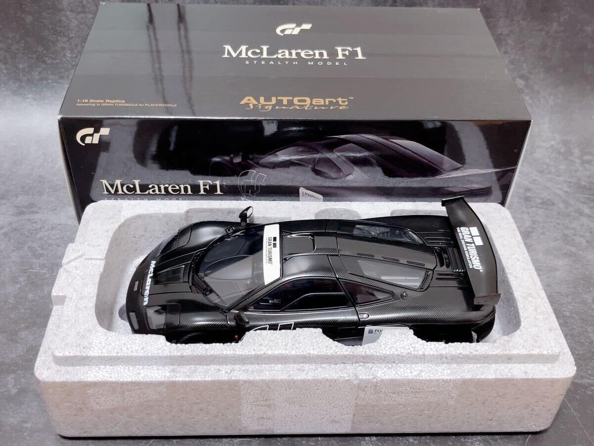 Signature AutoArt 1/18 McLaren F1 GTR Stealth Model Gran
