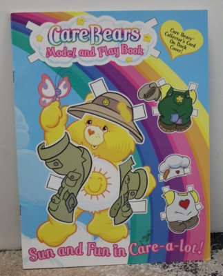 Sun and Fun in Care-a-lot! CARE BEARS model and Play Book