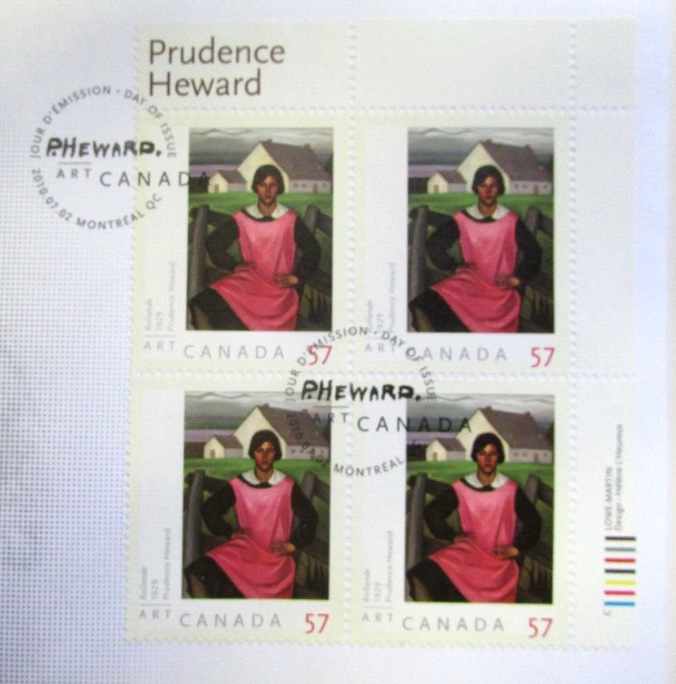 2010 Canada #2395-96 "Prudence Heward" Day of Issue Canadian Figure Painter - Image 4 of 4