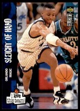 1995-96 Upper Deck Sleight Of Hand Anfernee Penny Hardaway #384