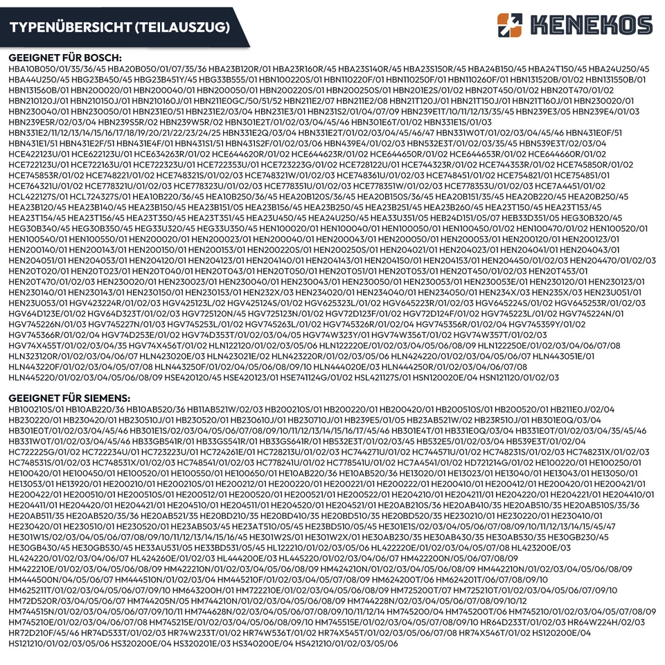 Heizung geeignet für Siemens Bosch Neff Constructa 00773539 00471369 Backofen AT - Bild 4 von 4