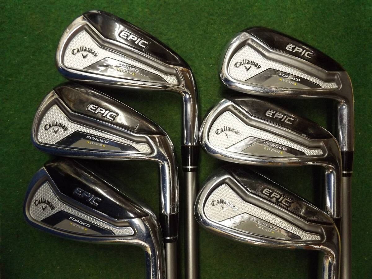 アイアンセット callaway EPIC FORGED STAR (6-9番、P，A，G，SW 計8本)