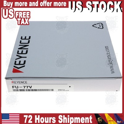 Keyence FU-77V Fiber Optic Sensor Digital Fiber Unit FU77V New In Box 1PC