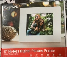    Polaroid 8" Digital Photo Frame White   