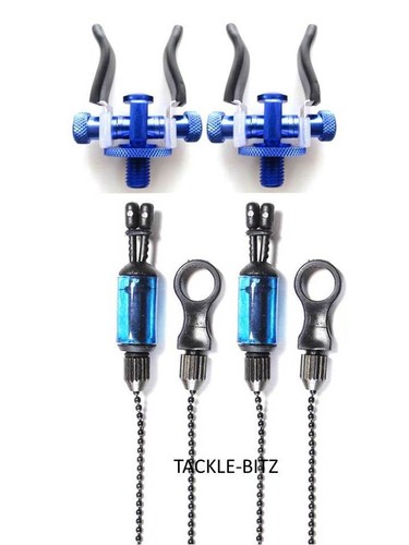 2 Adjustable Fishing Tackle Rod Rest & 2 Bobbins Indicators For Bite Alarms Pods - 第 6/20 張圖片