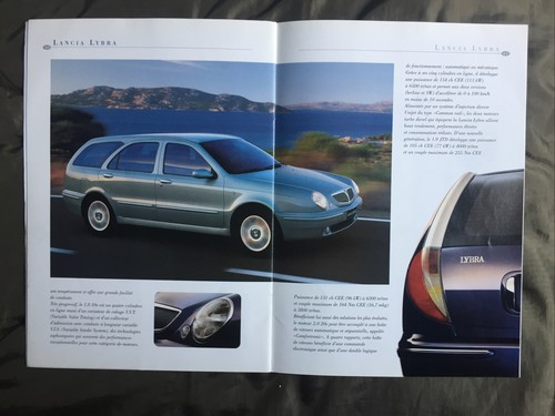 Lancia Lybra - Brochure publicitaire et technique - Picture 3 of 3