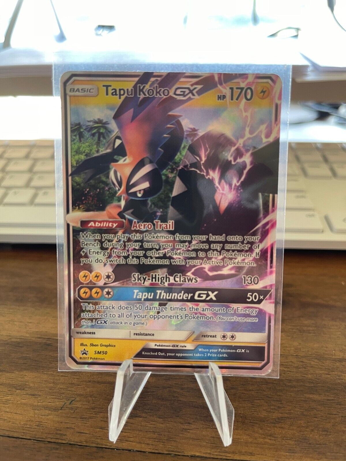 Mavin  P319 Tapu Koko GX 47/145 Full Art Holo Ultra Rare