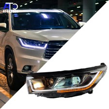 For Toyota Highlander 2014-2016 Led Headlights Assembly Hid Drl Turn Signal Beam