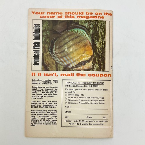 Beginning the Aquarium Mervin Roberts Illustrated Booklet 1969 - Picture 7 of 13