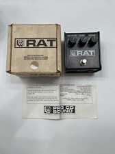 ProCo Rat Blackface Distortion Vintage 1987 Modified Guitar Effect Pedal  Box