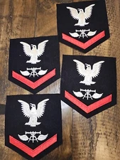 WWII USN Navy 3rd Class Aviation Fire Control Chevron Rate Patch L@@K!!! 1 Only