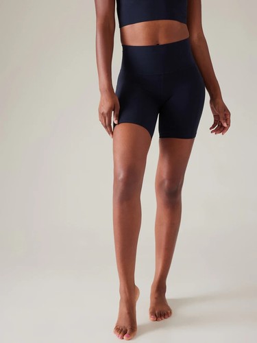 Athleta ULTIMATE STASH SHORT - Leggings - black/noir