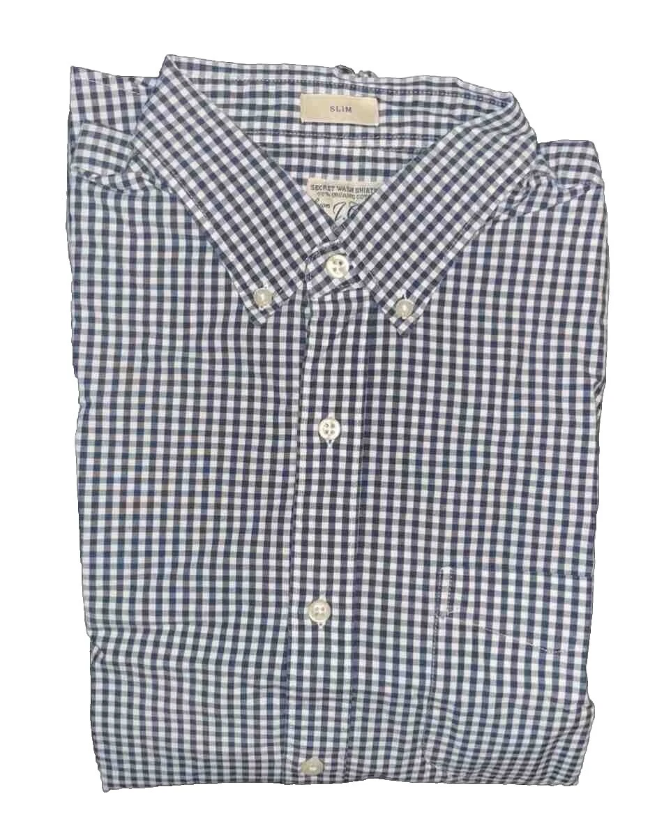 J.CREW Classic Regular Size Casual Button-Down Shirts for Men