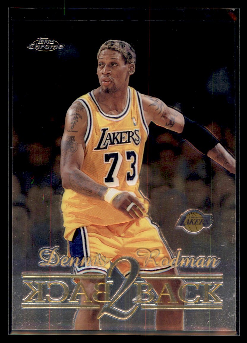 d.RODmanページ 1998-99 TOPPS CHROME BACK 2 DENNIS RODMAN LOS ANGELES LAKERS #B3