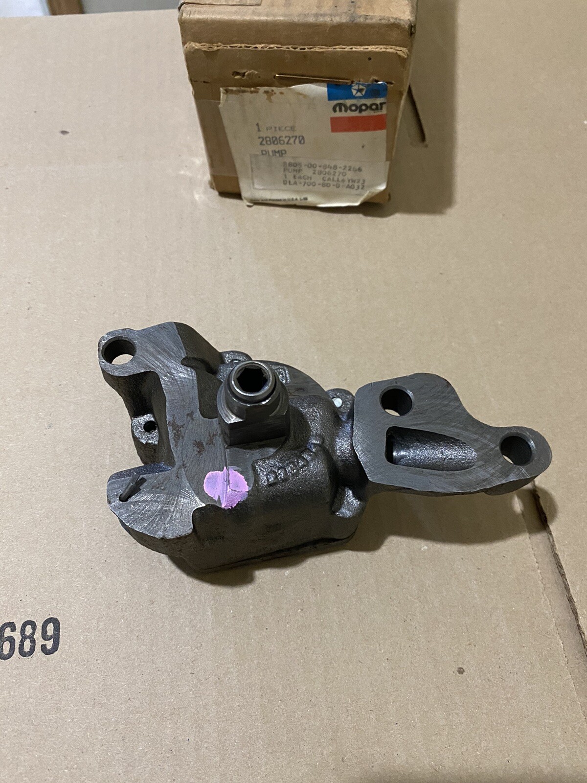 NOS DODGE TRUCK MOPAR OIL PUMP 2806270 eBay