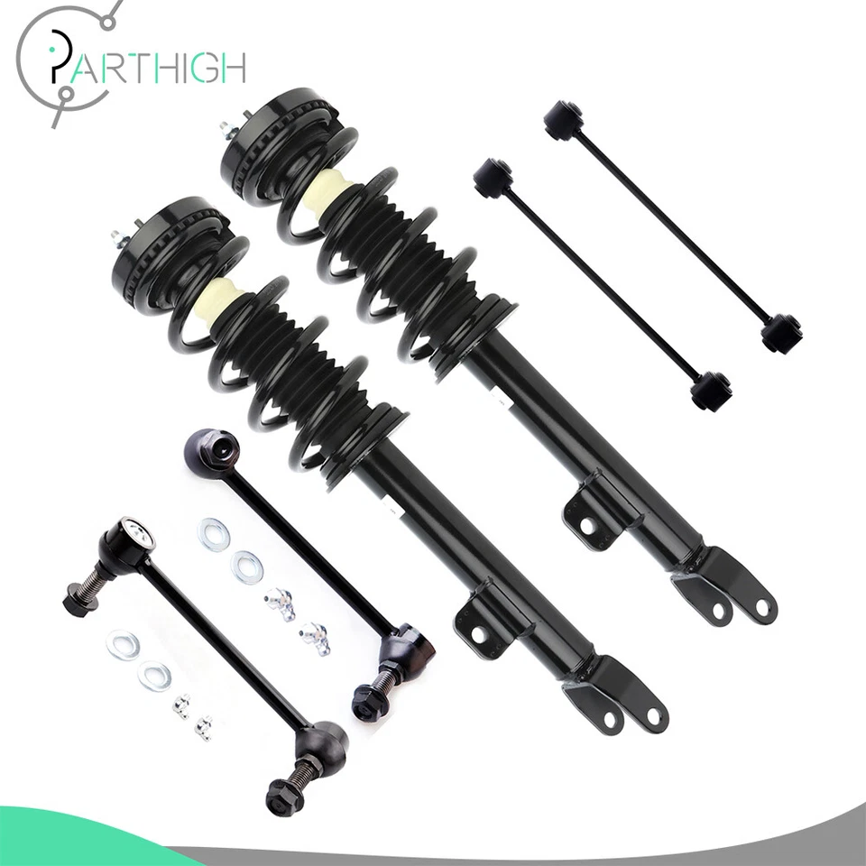 Front Complete Struts Rear Sway Bar End Links For 2012-2017 Dodge Charger 3.6L - Image 3 of 4