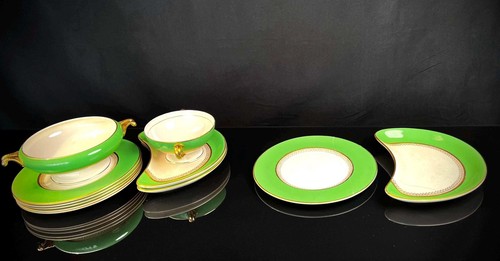 Soho Pottery ‘Ambassador Ware’ Dinner Set in Green Finish (Vintage) - Picture 4 of 6