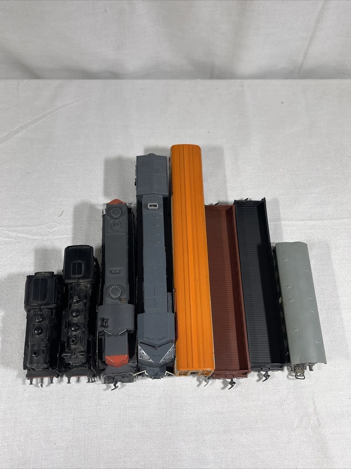 Viga central diferente escala HO - Caboose rojo lote de 8 Foto 4 de 4