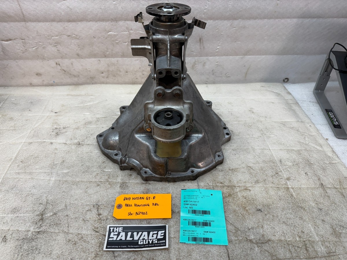 17 NISSAN GTR R35 OEM VR38 OEM BELLHOUSING EXTENSION 43K | eBay