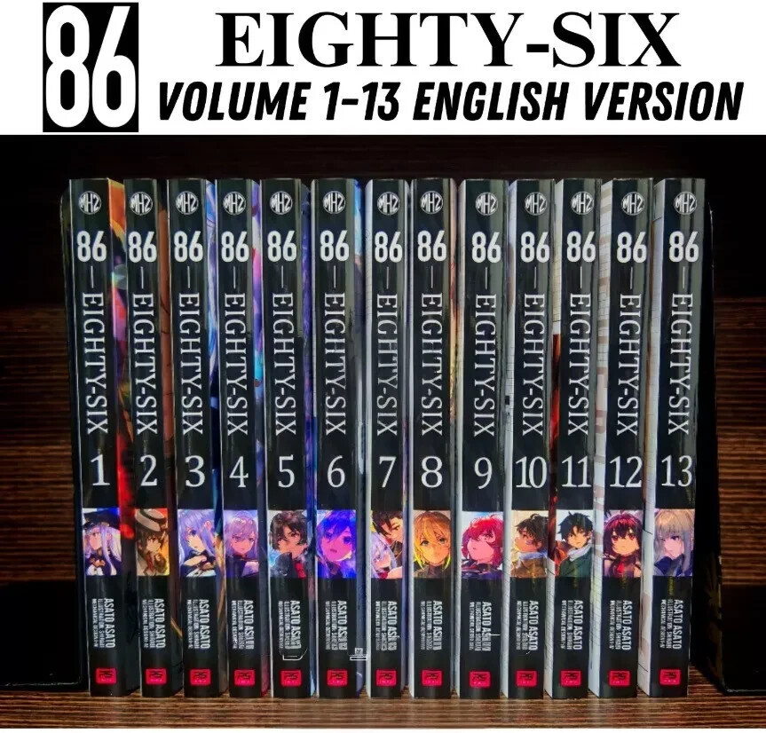 86, EIGHTY-SIX (Light Novel) By Asato Asato Vol. 1-13 English