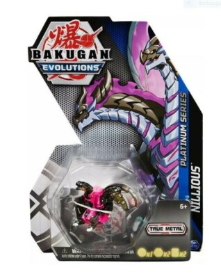 2022 Bakugan Evolutions Platinum Series Nillious True Metal Elemental Rare 