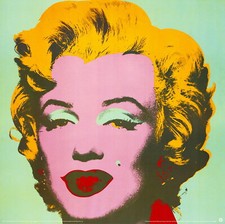 Andy Warhol «MARILYN GREEN» XXL Farboffsetlithografie nach Original von 1967