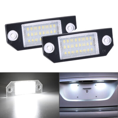 2x Kennzeichen für FORD FOCUS MK2 C MAX Beleuchtung Led Nummernschildbeleuchtung