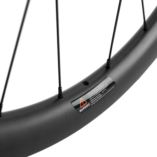 700C Gravel Road Bike Carbon Wheelset 38*31mm Tubeless Wheels No Brake Surface - Picture 5 of 20