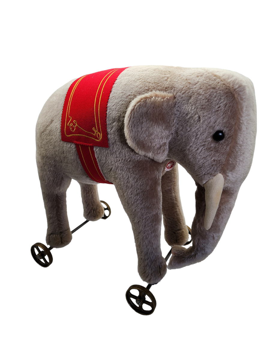STEIFF ANIMAL 420061 Chameau Sur Roues 29 x 35 Cm. Emballage État Parfait EUR 318,81 - FR