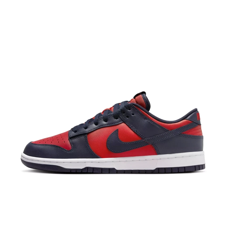 NIKE Dunk Low Retro Universitario Rojo/Obsidiana-Blanco DV0833-601- PARA HOMBRE TALLA 9-10 Foto 4 de 4