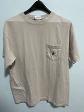 Vintage Walt Disney World Mickey Pocket Beige T Shirt Made In Usa Mens Sz L