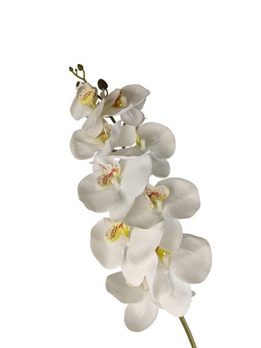 Luxury Single Ivory Orchid Stem Artificial Flowers UK SELLER FREE POSTAGE - Picture 3 of 7