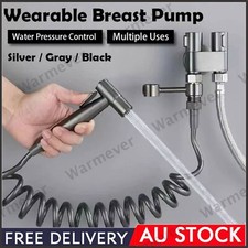 1-In-2-Out Dual Control Valve Handheld Toilet Faucet Sprayer Hand Shower Bidet