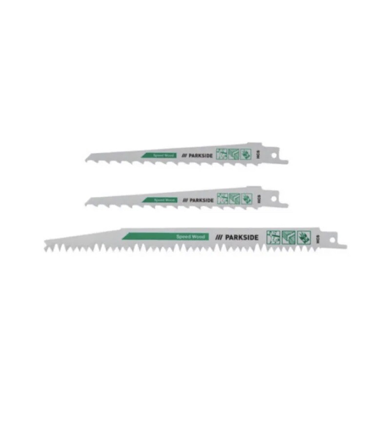 Parkside Green Wood Saw Blade Set For Parkside Sabre Saw Lidl 1st