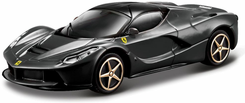 Burago - FERRARI LAFERRARI (Black) - Die Cast Model Car Scale 1:43