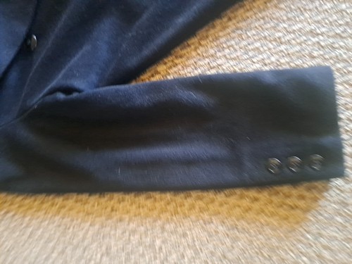 ALORNA, Super Fina Forstmann, Women's Wool Long Coat Black See Pics For Size - Picture 6 of 14