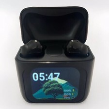 NEW TWS V5.3 WIRELESS EARBUDS 13mm Drive,LARGE LED TOUCH SCREEN,ANC ENC,IPX4