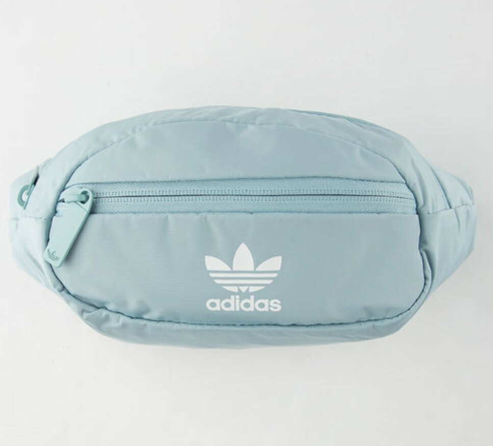 adidas Originals Unisex National Waist Pack, Ash Grey/white, One