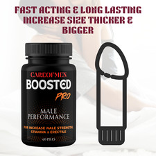 BOOSTER PERFORM - 72 Hour Natural Peak Male Enhancement Supplement 60 Pills 