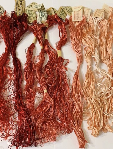 18 Skeins Antique FILO FLOSS Silk Embroidery Floss ~ - Picture 4 of 14