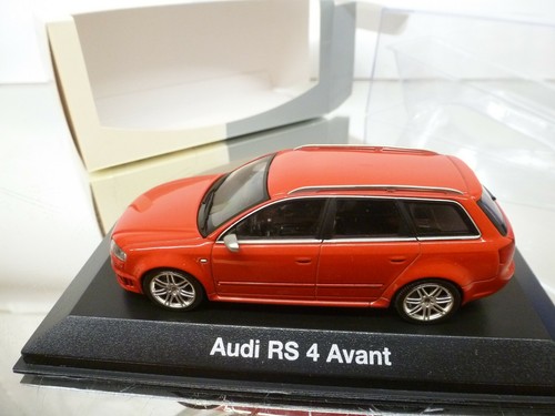 MINICHAMPS 0509213 AUDI RS4 AVANT B7 - RED 1:43 - GOOD IN DEALER BOX - Bild 5 von 9