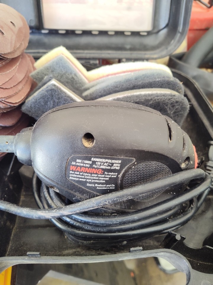 Craftsman Corded Mouse sander Polisher With Sanders Attachments eBay