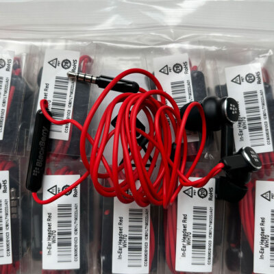 Original Classic KEY2 Red Limited Edition in-ear Headphones for BlackBerry WH70