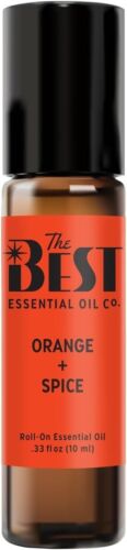 The Best Rose Orange + Spice Essential Oil Roll-On Blend Premium Grade 0.33fl oz